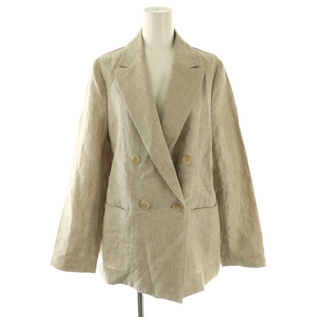 【タグ付き未使用】SLOBE IENA テレデランダブルジャケット ベージュ スローブ イエナ SLOBE IENA 24SS テレデランダブルジャケット