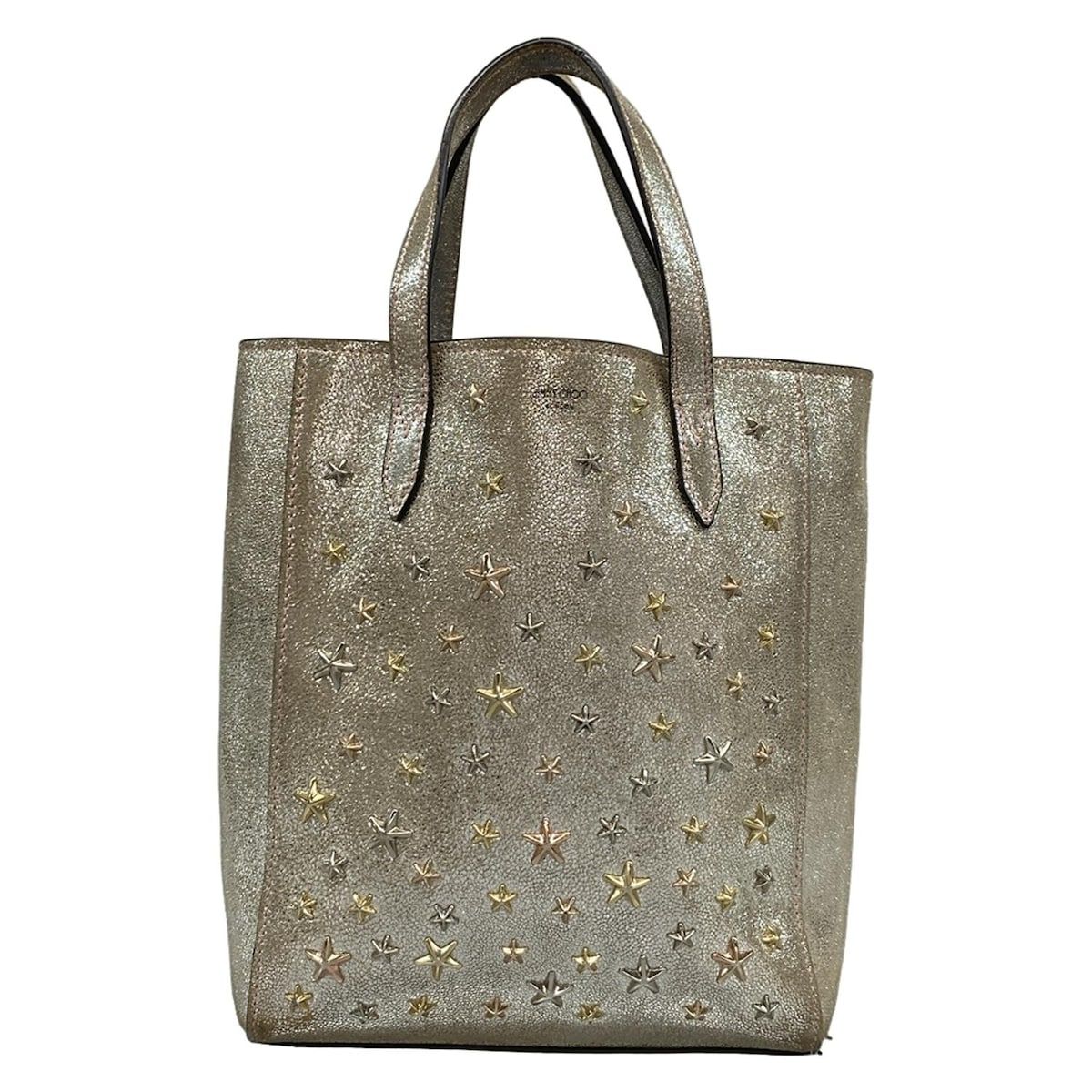 Jimmy Choo シルバー スタッズ トートバッグ JIMMY CHOO(ジミーチュウ) トートバッグ - シルバー スター/スタッズ
