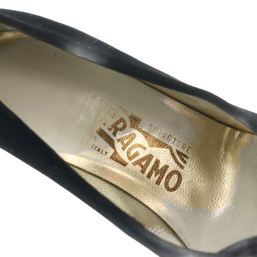 パンプス ベロア