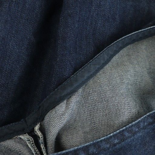  マカフィー MACPHEE トゥモローランド 25 SS ノースリーブワンピース デニム調 36 ネイビー 紺 12 06 52 06532 MI OS 長袖 七分袖 その他