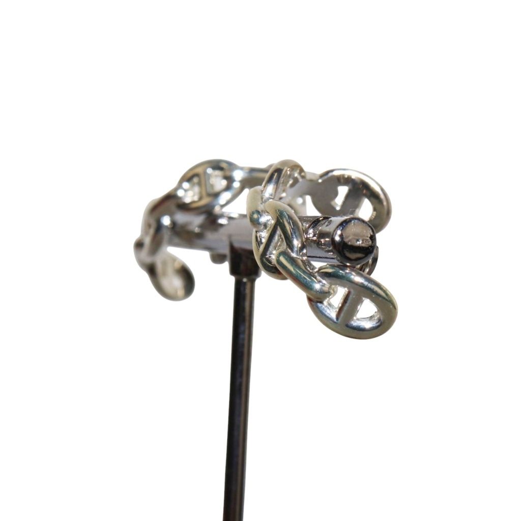 エルメス HERMES シェーヌダンクル アンシェネ ピアス 両耳用 スタッドタイプ SV 925 AQ OS OH