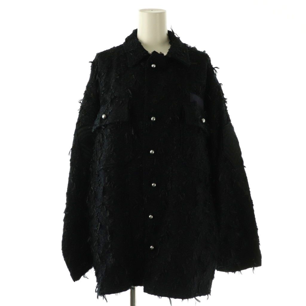 マディソンブルー MADISONBLUE 25SS MILITARY JK RIBBON TWEED