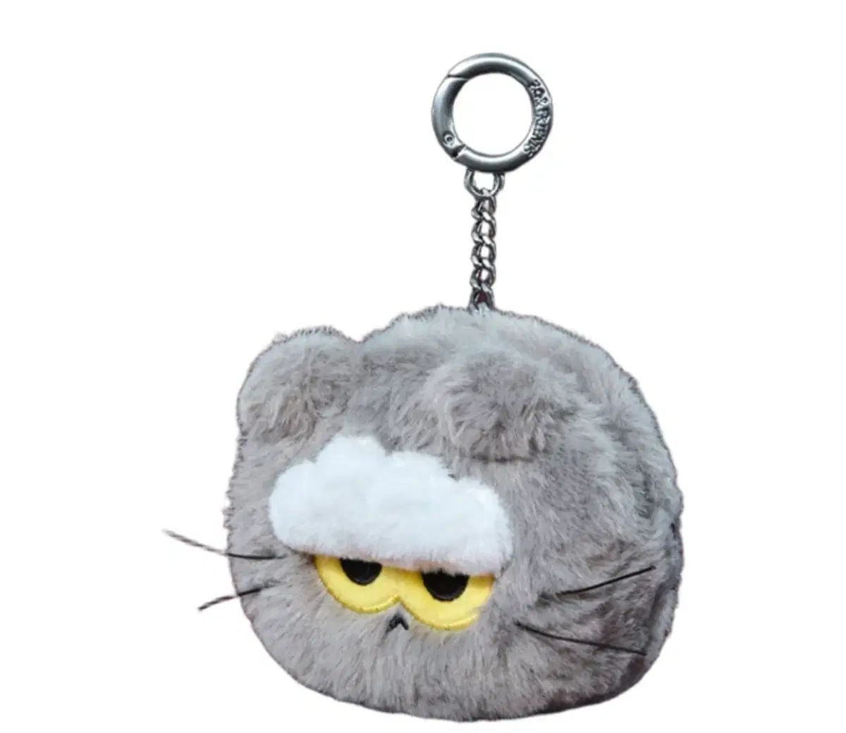 ジョアンアンドフレンズ ジョア FACE ポーチ キーホルダー グレー