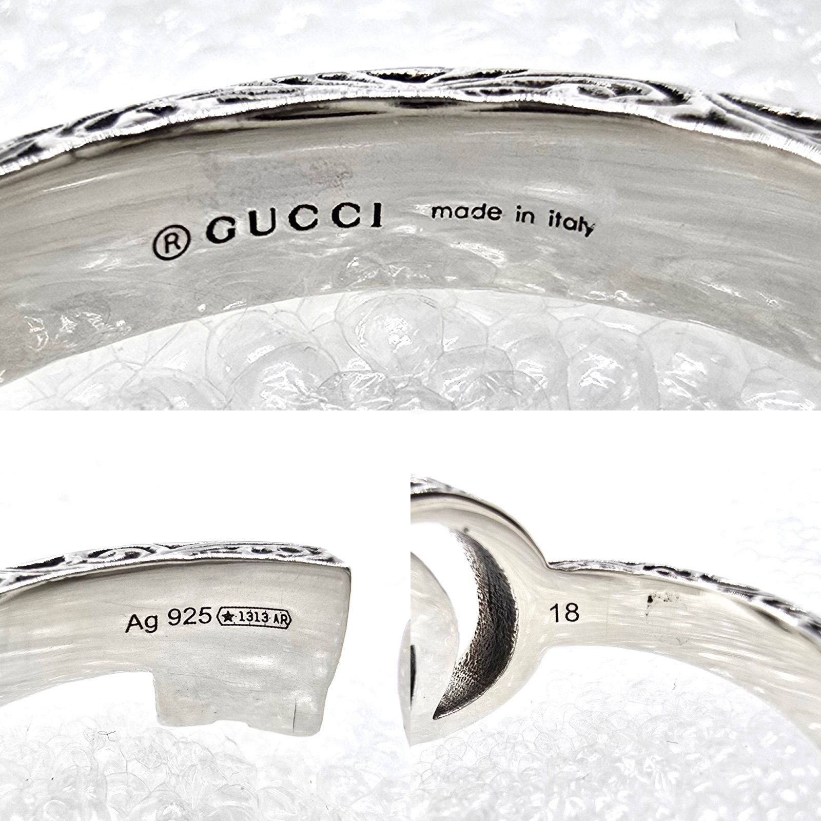 GUCCI グッチ 627760 ダブルG キーモチーフ リング 18 約17号