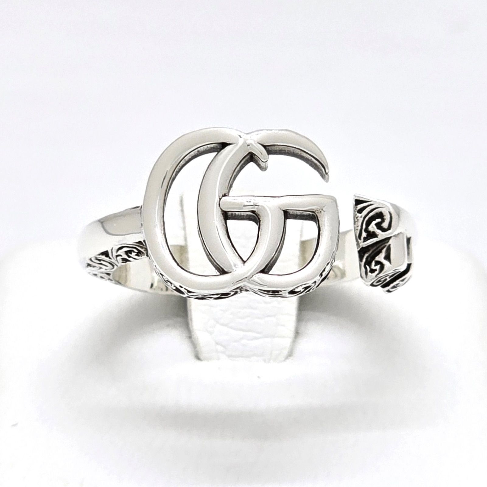GUCCI グッチ 627760 ダブルG キーモチーフ リング 18 約17号 