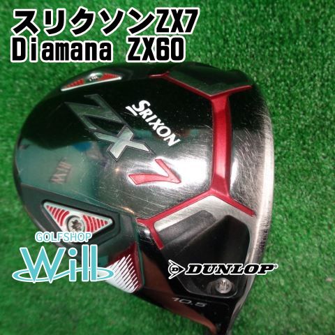 ドライバー ダンロップ スリクソンZX 7 Diamana ZX 60 S 10.5 7961