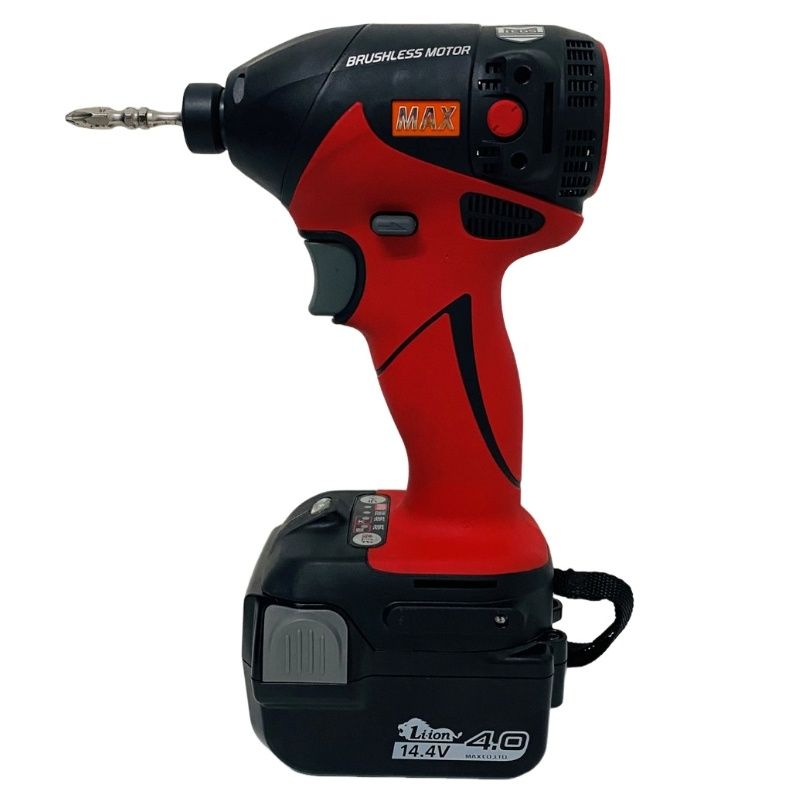 MAX マックス コードレスインパクトドライバ PJ ID 144 14 4 V レッド バッテリー JP L 91440 A 充電器 JC 925