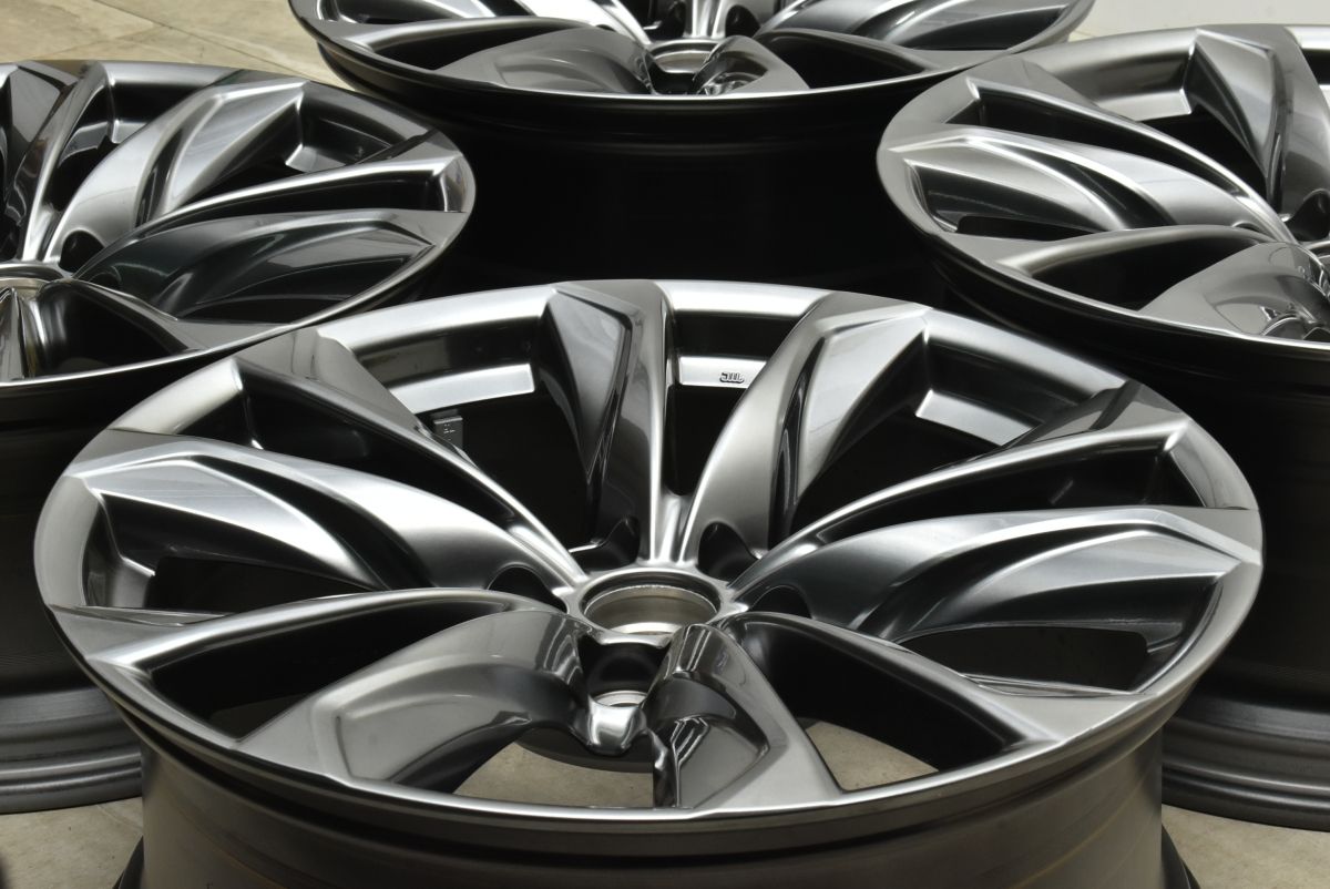 新車外し レクサス LS 500 h Fスポーツ 20 in 8 5 J 25 9 35 PCD 120 スーパーグロスブラックメタリック塗装 F SPORT 納車外し