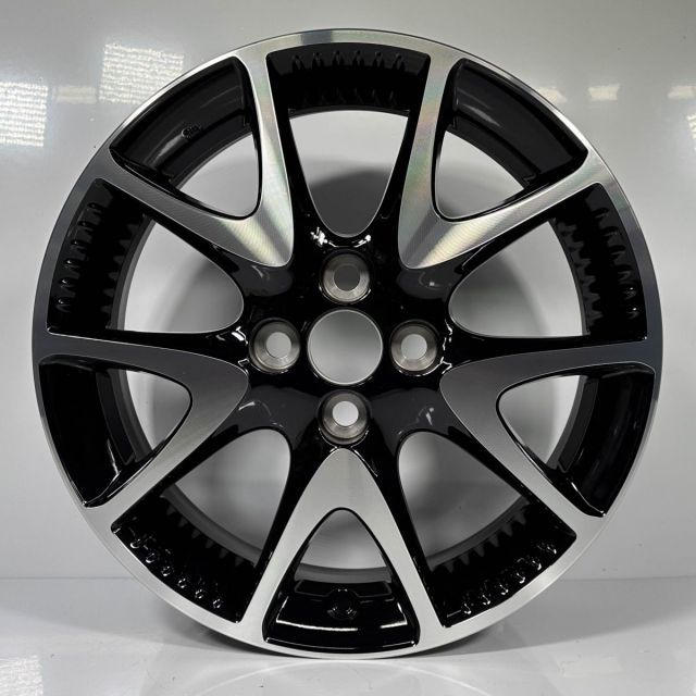 ヤリス MXPA 10 MXPH アルミホイール 1本 黒 ポリッシュ 16インチ 6 J PCD 100 4穴 ハブ径54 45 42611 K 0020 管理33556