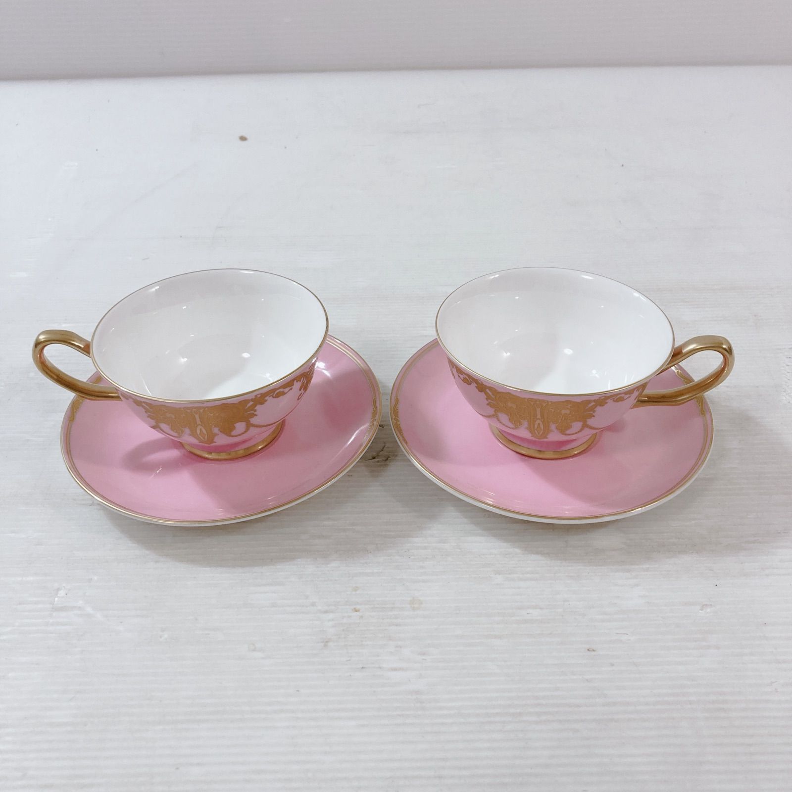 ステッチコール エインズレイ カップ ソーサー 2客セット 英国 コーヒーカップ 陶磁器 ヴィンテージティーカップ