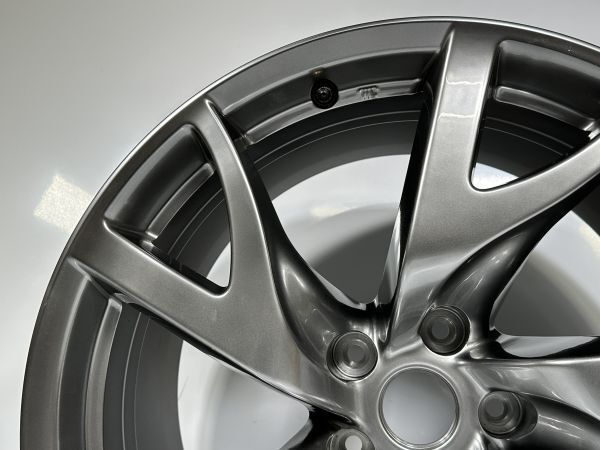 美品/塗装済 フェアレディZ Z34 後期 純正 ガンメタ アルミホイール×1