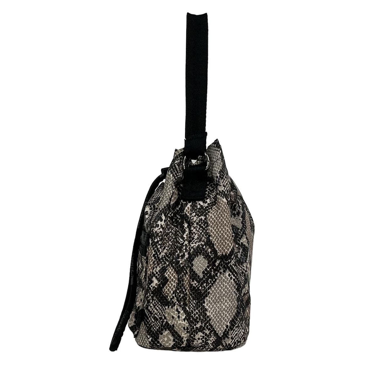 LESPORTSAC レスポートサック ハンドバッグ - ベージュ×黒 巾着型