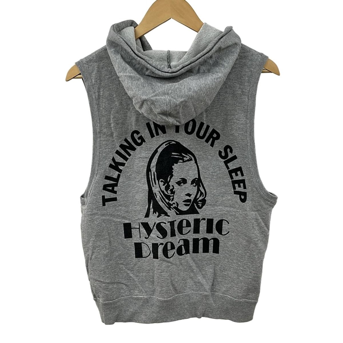 HYSTERIC GLAMOUR ヒステリックグラマー ベスト サイズF レディース - グレー×黒