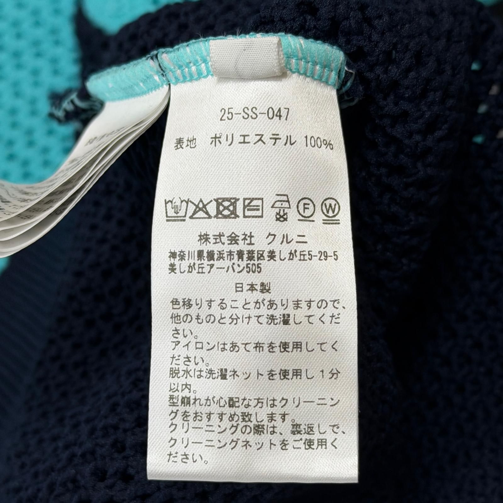 クルニ CULLNI バイカラー メッシュ ニット プルオーバー CULLNI/クルニ】ニット Bi Color Mesh Knit Short Sleeve Pullover 25