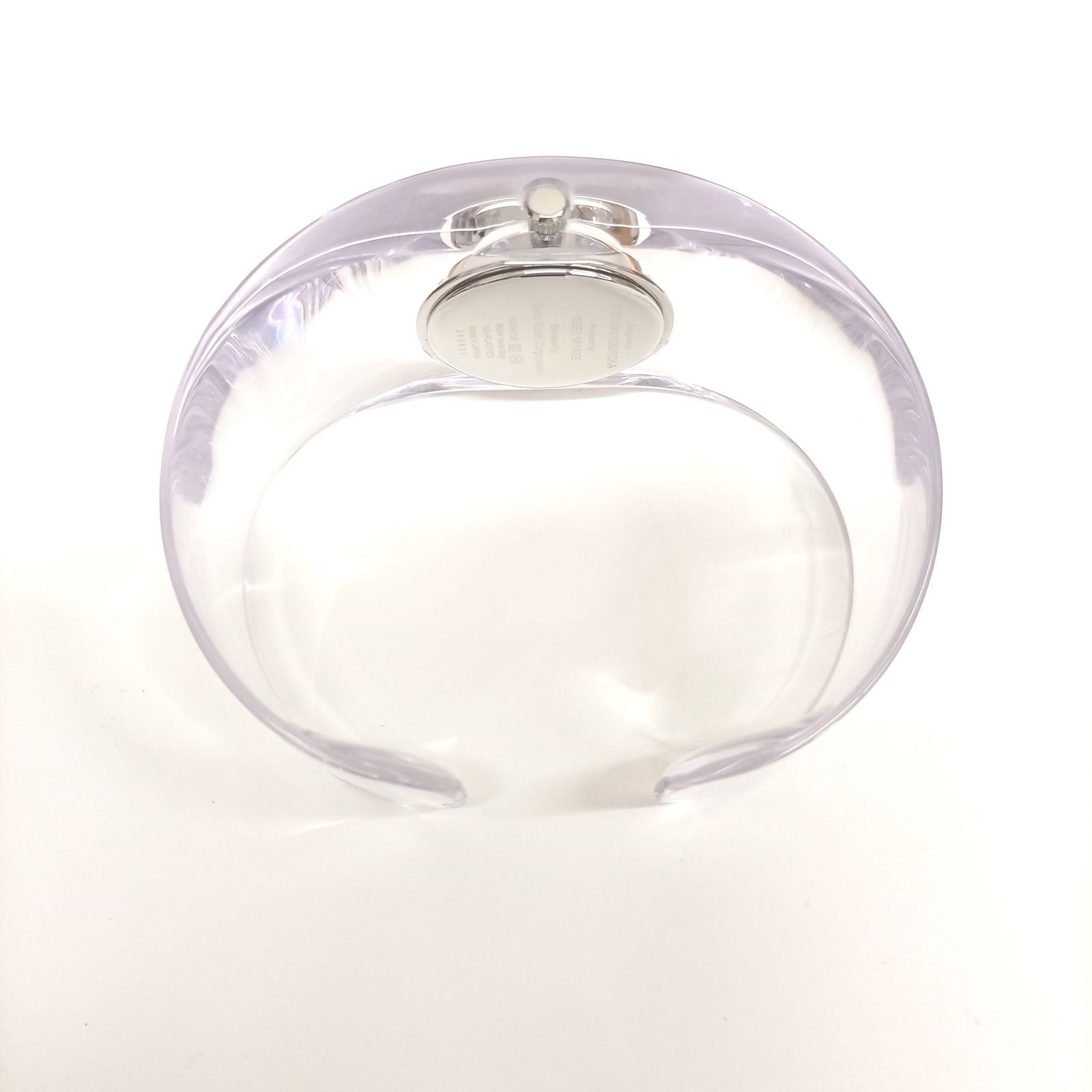 ISSEY MIYAKE イッセイミヤケ クリア系バングルウォッチ VJ20-0100