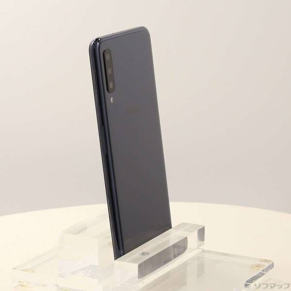 中古品〕 GALAXY A7 64GB ブラック SM-A750C 楽天 SIMフリー【295