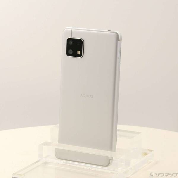中古品〕 AQUOS sense4 basic 64GB シルバー A003SH Y!mobile【276