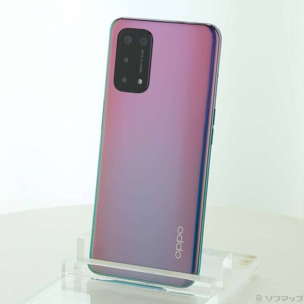 中古品〕 OPPO A54 5G 64GB ファンタスティックパープル OPG02 UQ