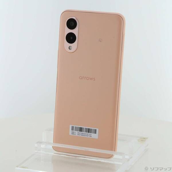 中古品〕 arrows We2 64GB ライトオレンジ FCG02 au SIMフリー【196