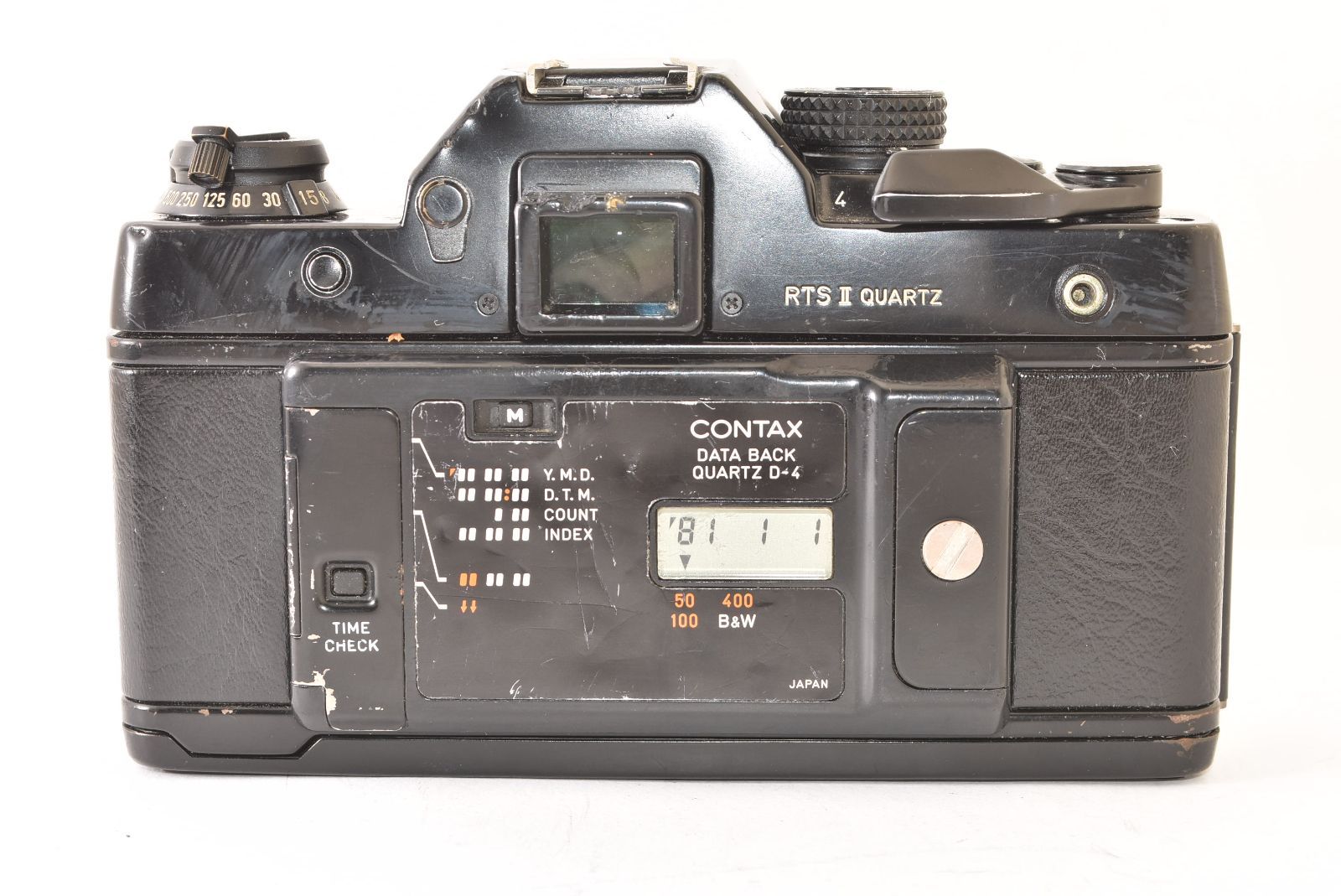 ☆ジャンク品☆ CONTAX コンタックス RTS II QUARTZ DATA BACK D-4