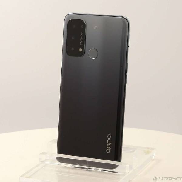 中古品〕 OPPO Reno5 A 128GB シルバーブラック A103OP Y!mobile SIM