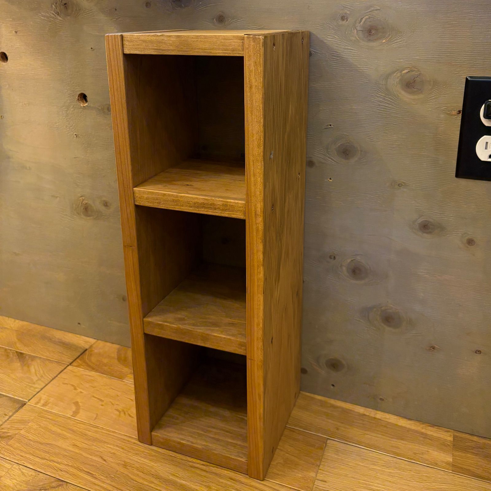 木製 ハンドメイド 棚 3段 | オープンラック ラック 52.5×27×100cm ナチュラル おしゃれ 収納棚 diy 小棚 iichi 物品棚 ホワイトの