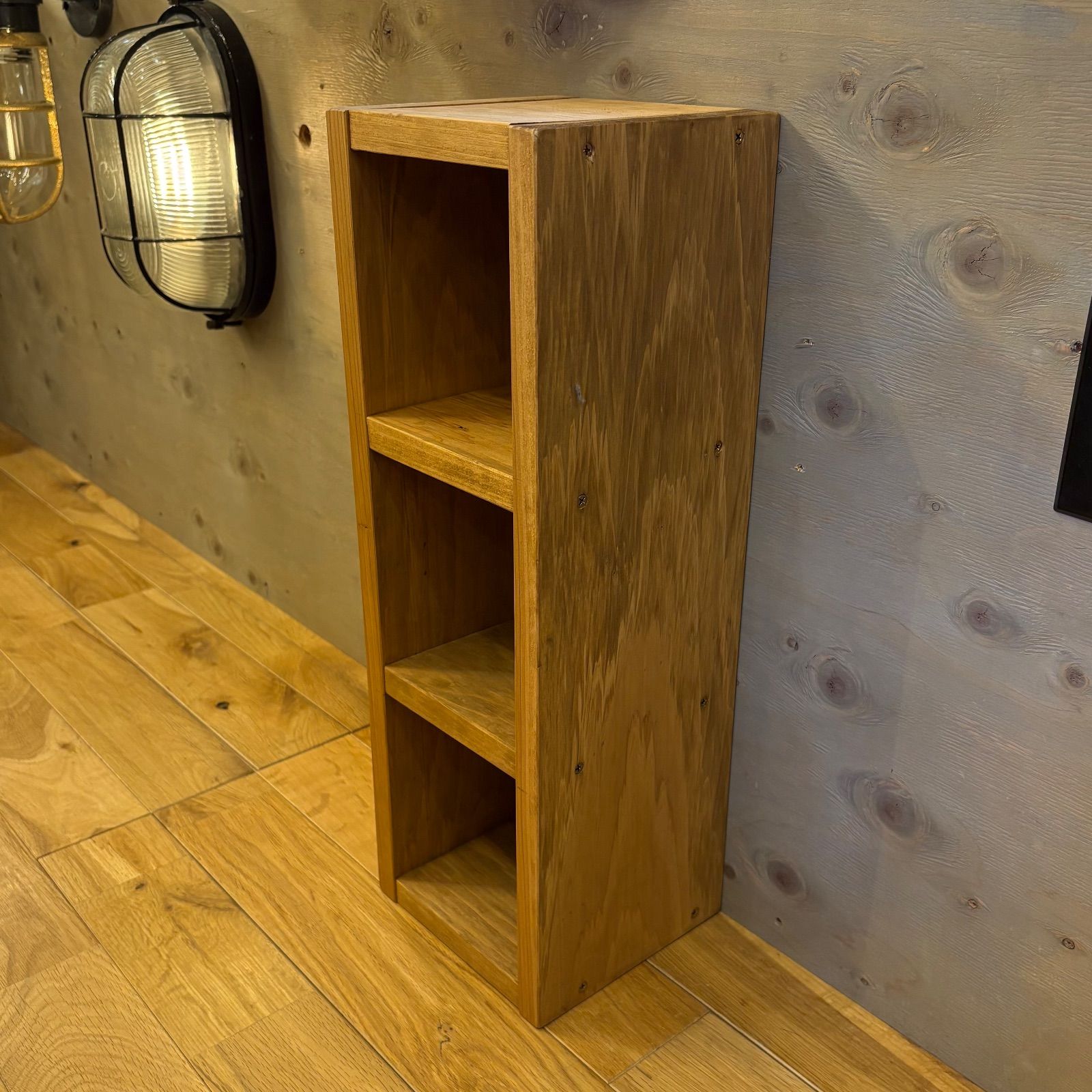 木製 ハンドメイド 棚 3段 | オープンラック ラック 52.5×27×100cm ナチュラル おしゃれ 収納棚 diy 小棚 iichi 物品棚 ホワイトの