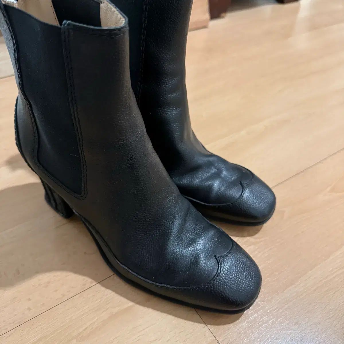  トム ブラウン ブラック アンクル ブーツ 38 その他 ブーツ