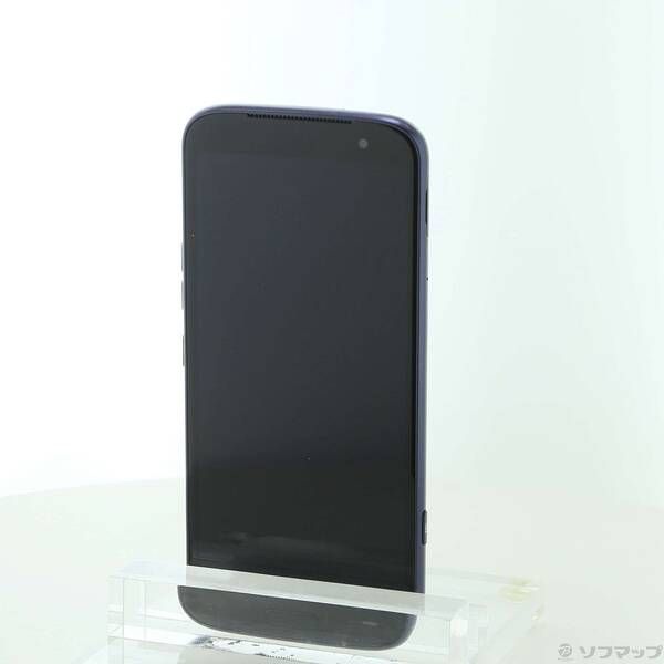中古品〕 らくらくスマートフォン 128GB ネイビー F-53E docomo SIM