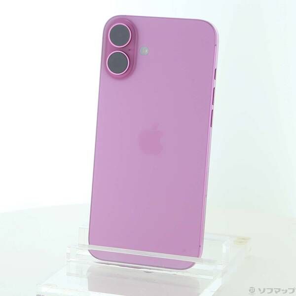 中古品〕 iPhone16 Plus 512GB ピンク MXVQ3J／A SIMフリー【262