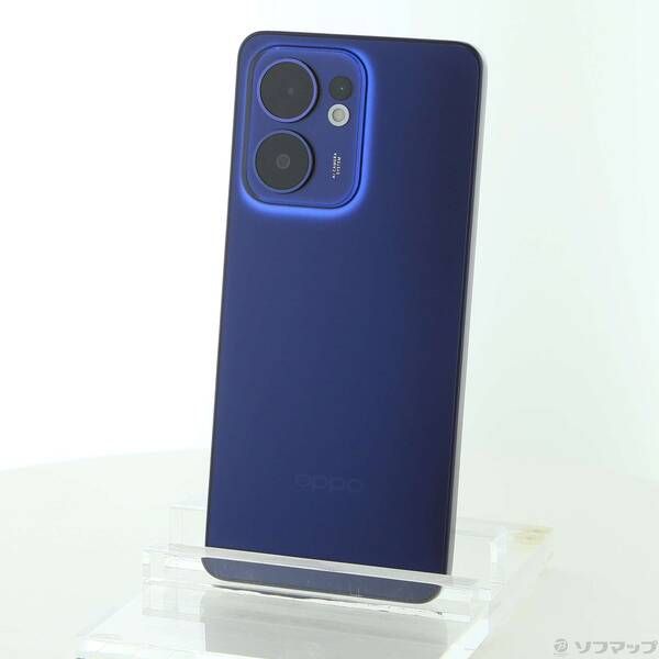 中古品〕 OPPO Reno13 A 128GB ルミナスネイビー OPG05 UQ mobile SIM