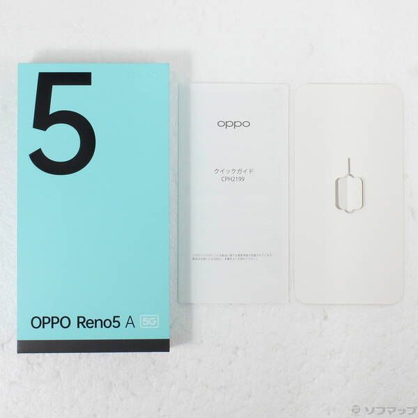 中古品〕 OPPO Reno5 A 128GB アイスブルー CPH2199 SIMフリー【258