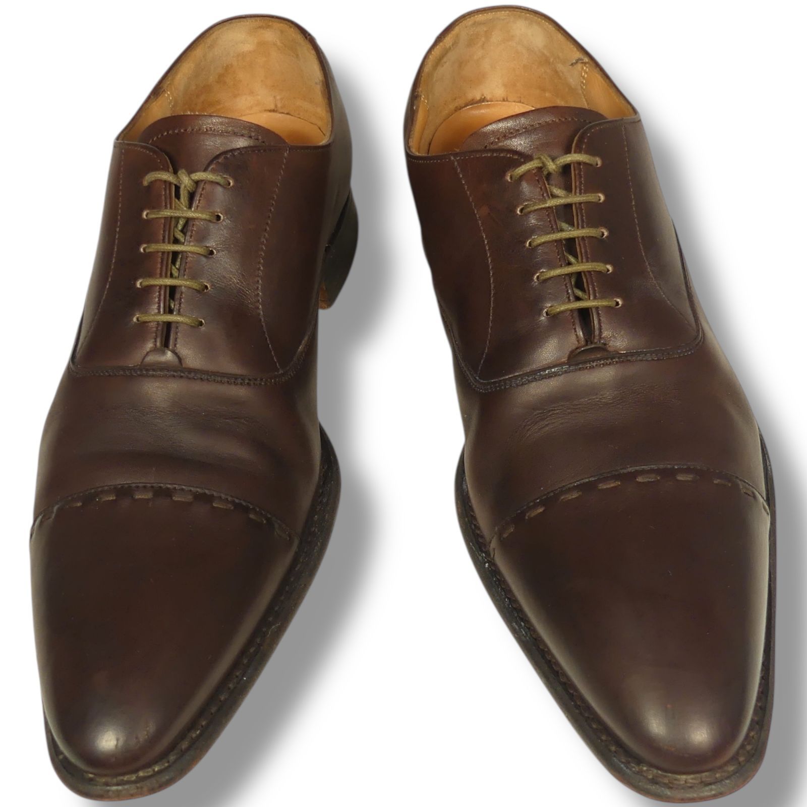 Paul Smith ポールスミス ビジネスシューズ 25 茶 7 ストレートチップ