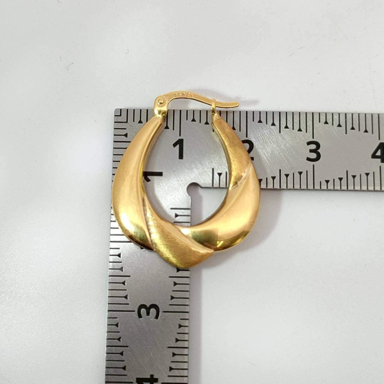  18金 K 18 デザインピアス レディース 2.66 g E 016 ピアス(両耳用) アクセサリー