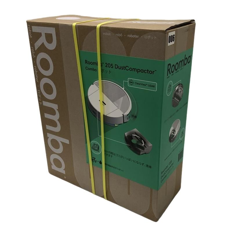 iRobot アイロボット ロボット掃除機 ルンバ L 121260 Roomba 205 DustCompactor Combo ホワイト 家電 電化製品