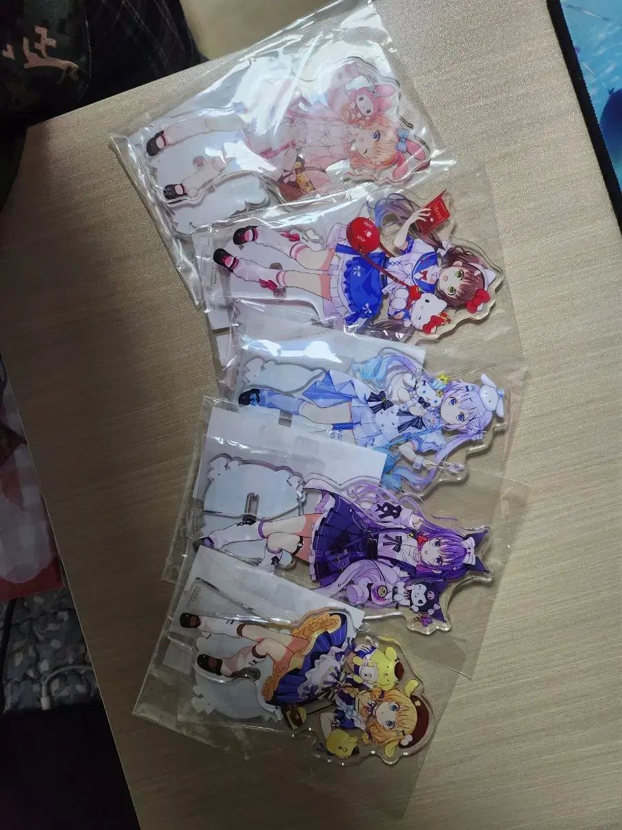 ご注文はうさぎですか サンリオ コラボ アクリルスタンド 5種 まとめ