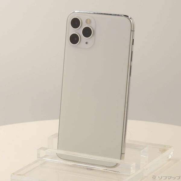 中古品〕 iPhone11 Pro 256GB シルバー NWC82J／A SIMフリー【344
