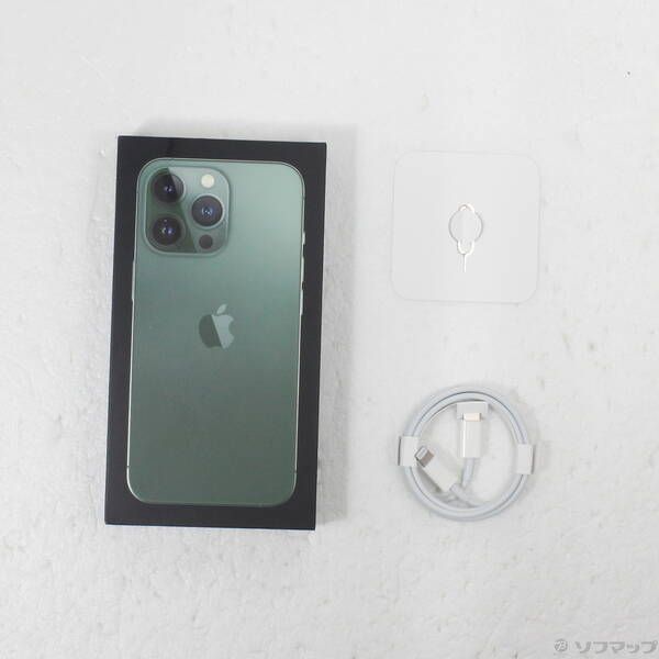【新古品1日のみ使用】iPhone 13 Pro 256GB アルパイングリーン 新古品1日のみ使用】iPhone 13 Pro 256GB アルパイングリーン iPhone