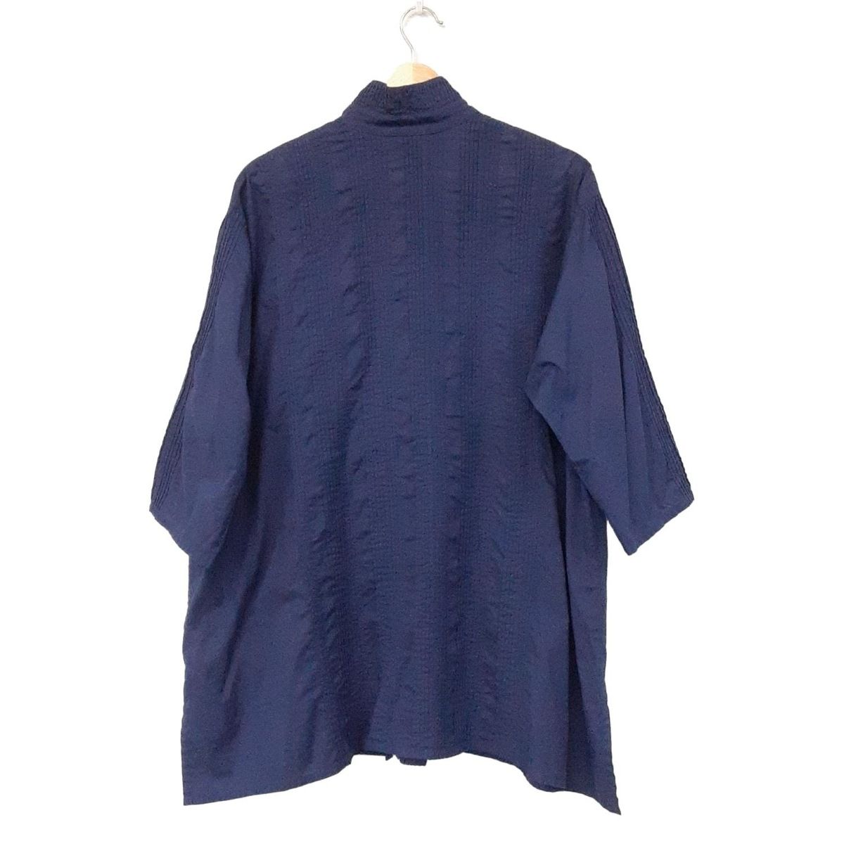 YACCOMARICARD ヤッコマリカルド チュニック サイズN レディース - ネイビー 七分袖