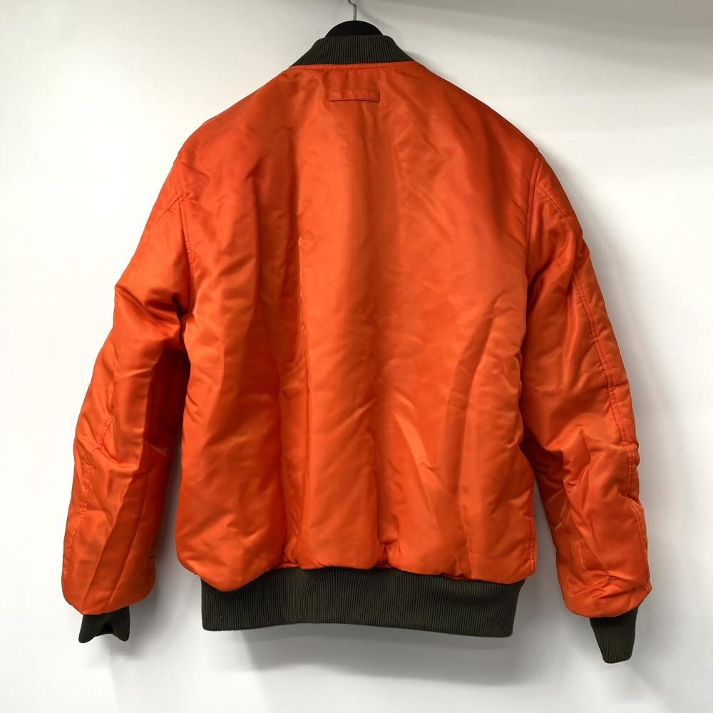 中古】DIESEL MA-1 リバーシブルボンバージャケット サイズS カーキ