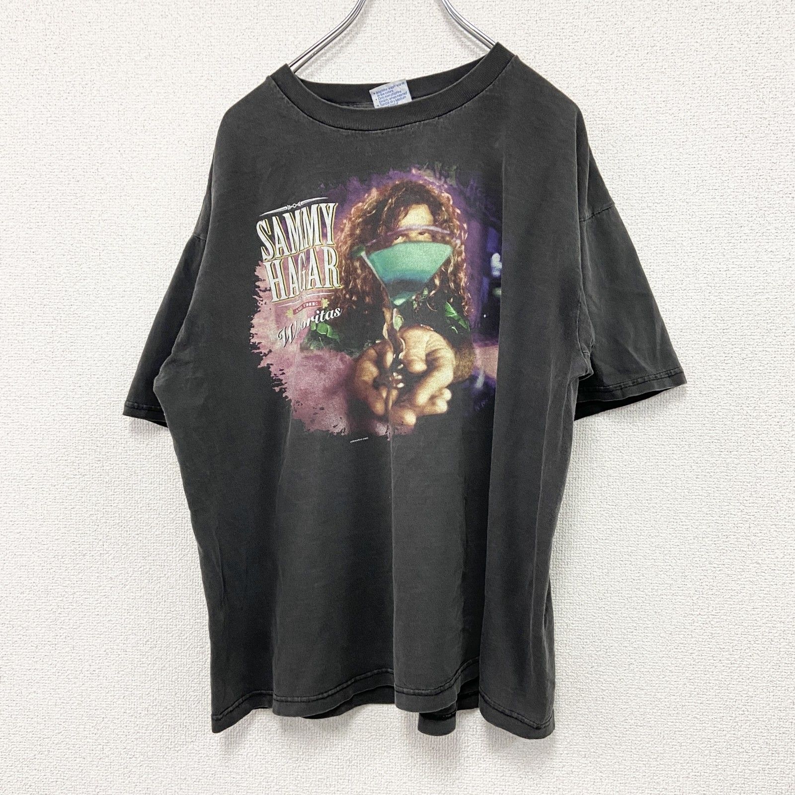 古着 90 s All Sport Sammy Hagar サミー ヘイガー 半袖Tシャツ バンドT 黒 XLサイズ