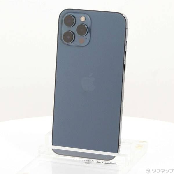 中古品〕 iPhone12 Pro Max 512GB パシフィックブルー FGD63J／A SIM