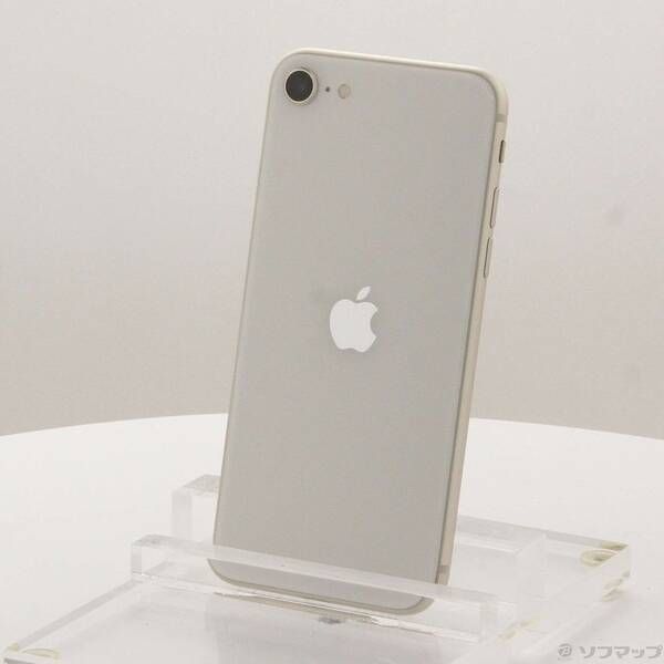 中古品〕 iPhone SE 第3世代 64GB スターライト MMYD3J／A SIMフリー