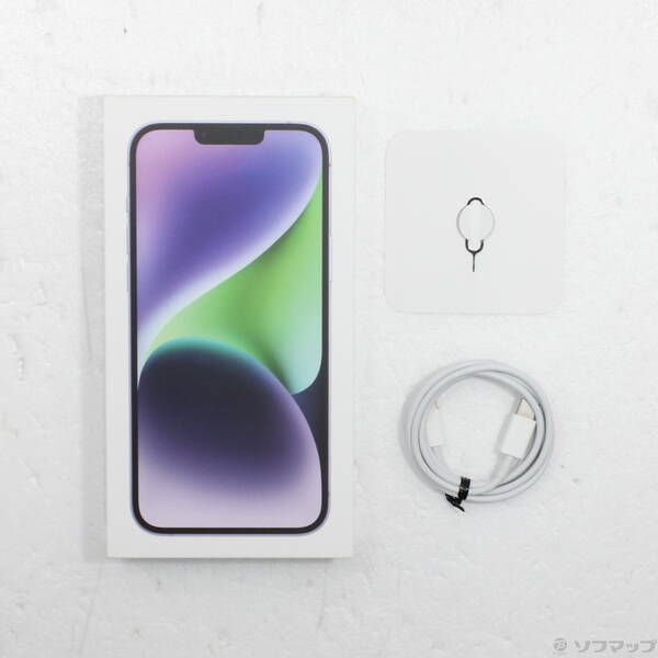 中古品〕 iPhone14 Plus 256GB パープル MQ4M3J／A SIMフリー【349