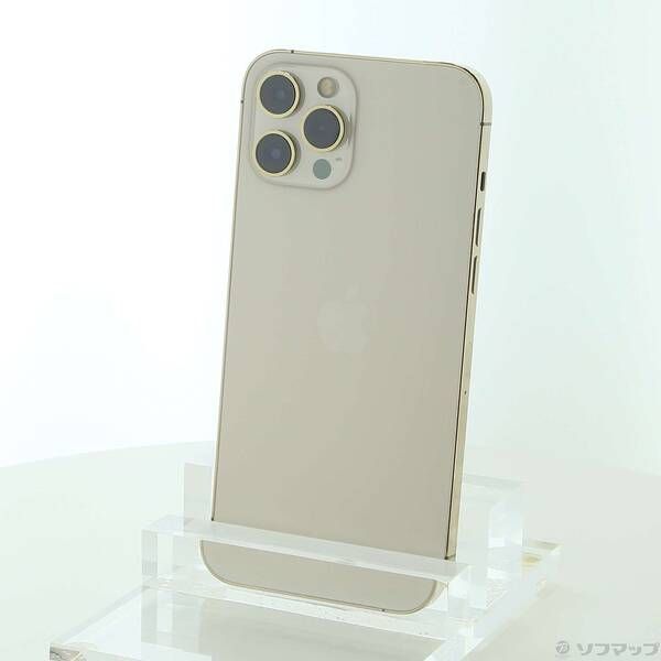 中古品〕 iPhone12 Pro Max 256GB ゴールド MGD13J／A SIMフリー【258