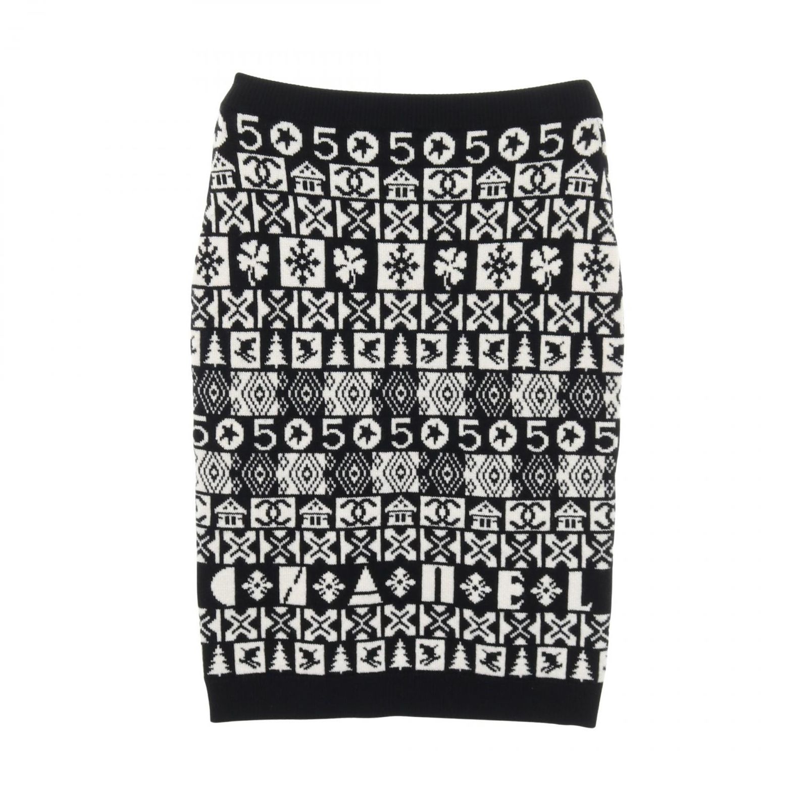 シャネル CHANEL スカート ココマーク ニット P62261K47646 19B