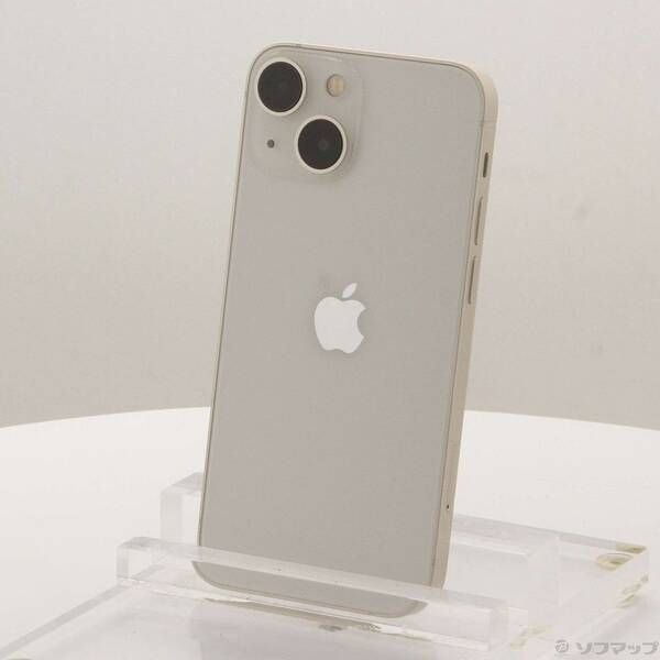  〔中古品〕 iPhone13 mini 256GB スターライト MLJK3J／A SIMフリー【262】 スマートフォン本体