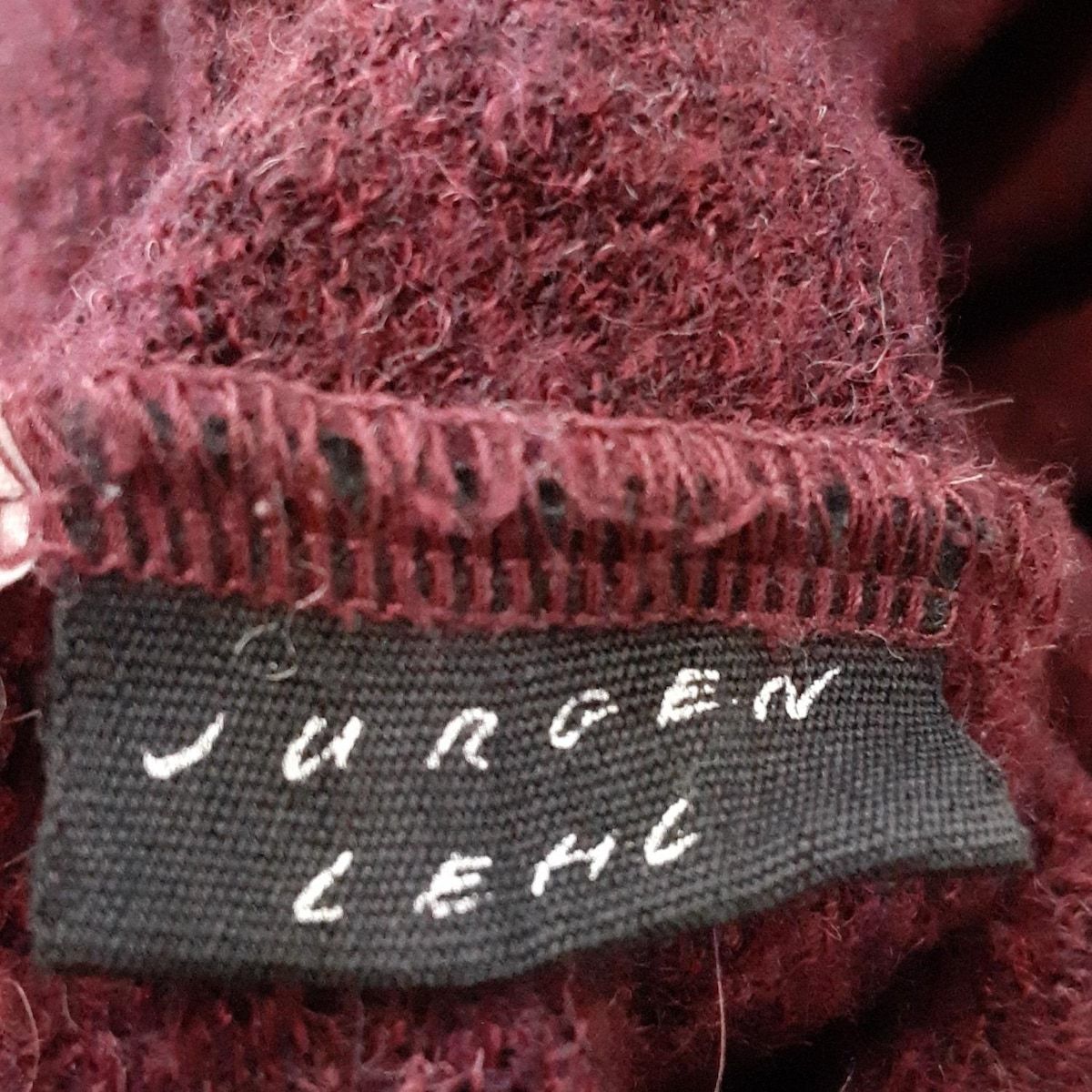 ヨーガンレール　バーガンディ 長袖 セーター ヨーガンレール バーガンディ 長袖 セーター - メルカリ