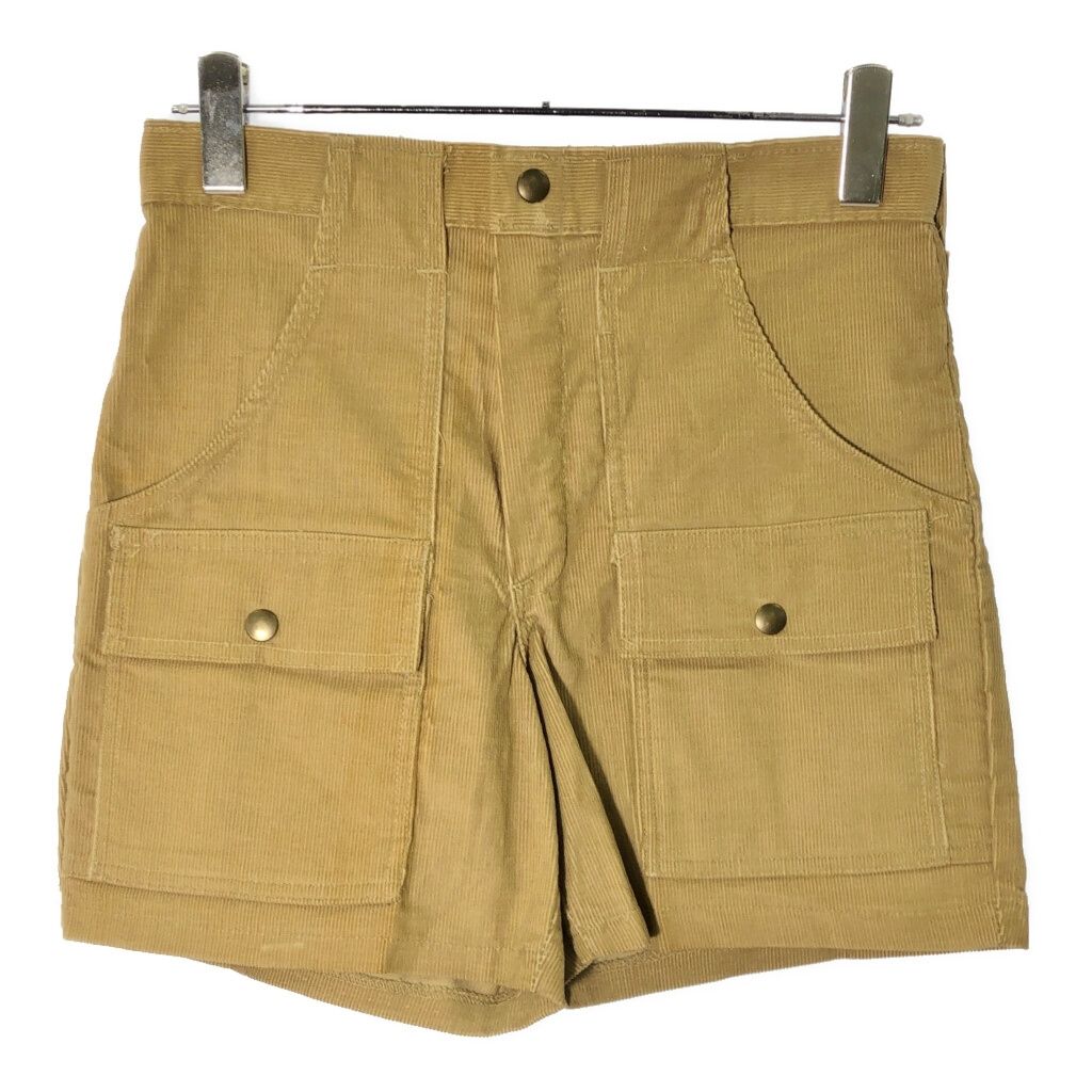 80年代 ウールリッチ コーデュロイ ブッシュ ショートパンツ ベージュ メンズ W 29相当 古着 V 9313
