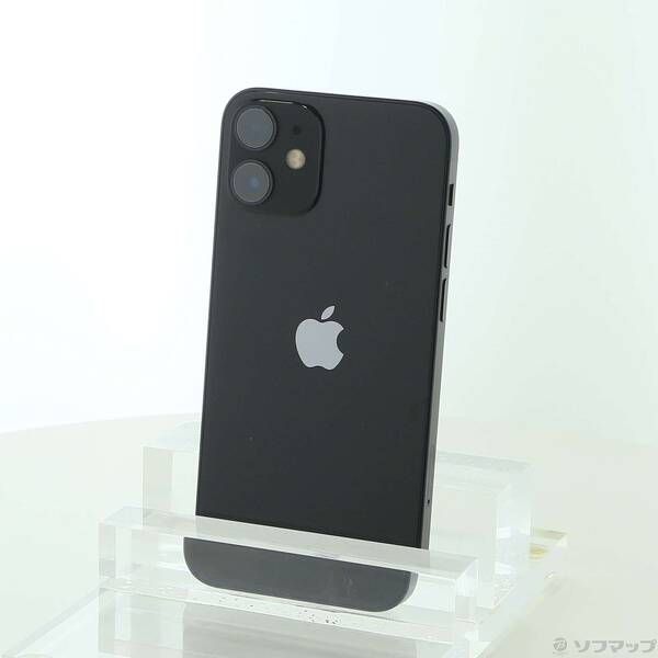 激安大特価，品質保証 〔中古品〕 iPhone12 mini 64GB ブラック MGA03J／A SIMフリー【258】 スマートフォン本体
